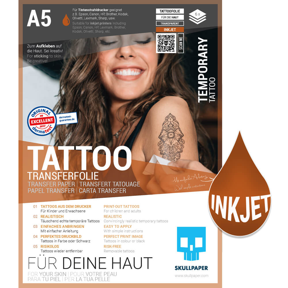 Tattoo-Transferfolie Inkjet