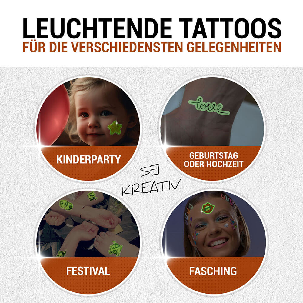 Leuchttattoo-Transferfolie Inkjet