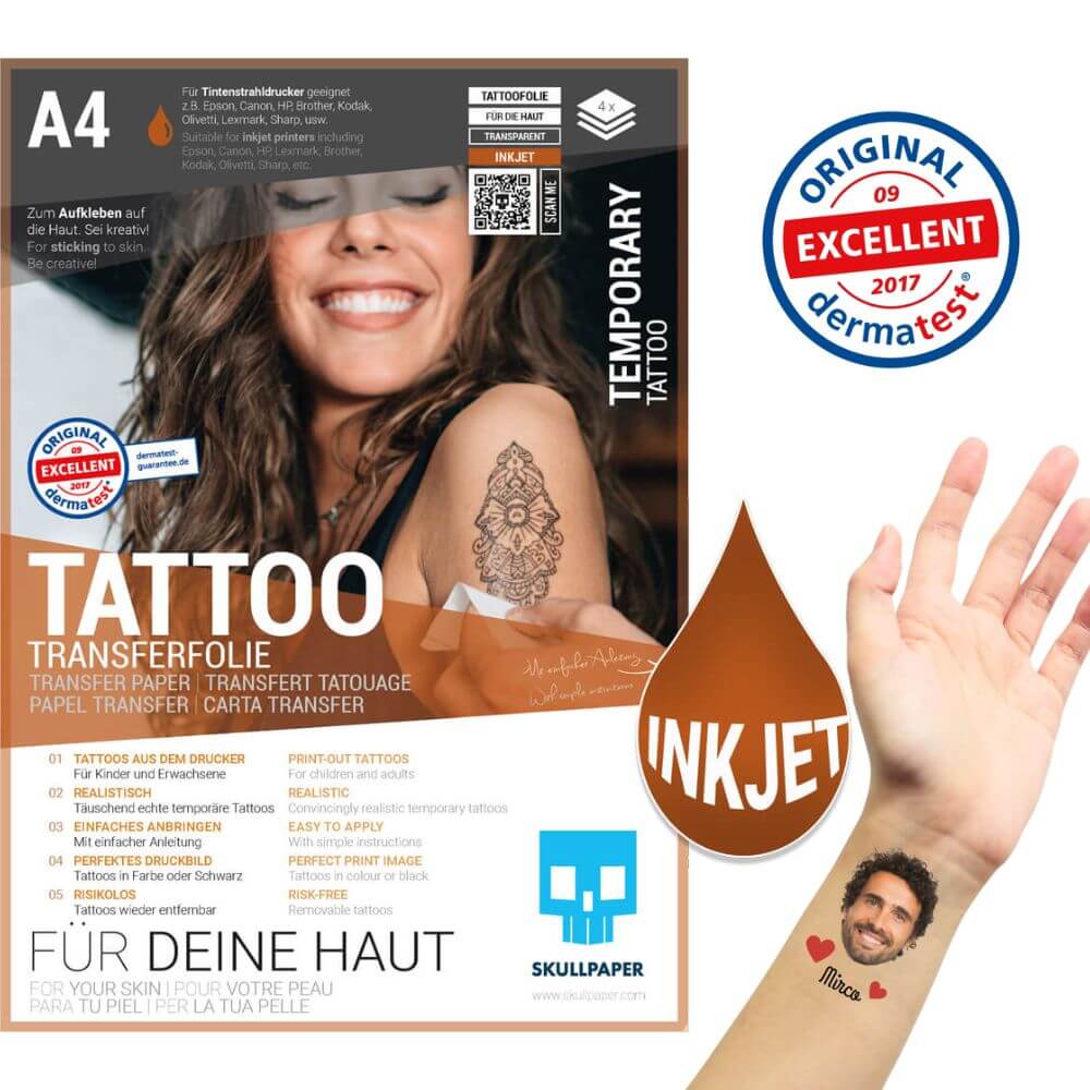 Tattoo-Transferfolie Inkjet