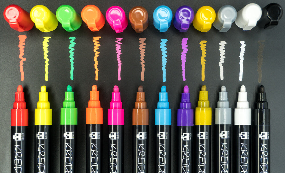 KreideMarker Set 12+