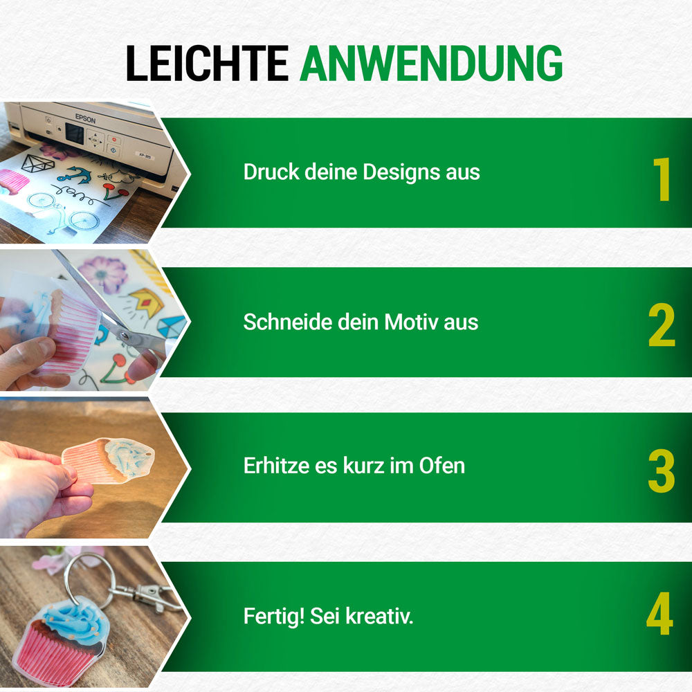 Shrink film translucent inkjet