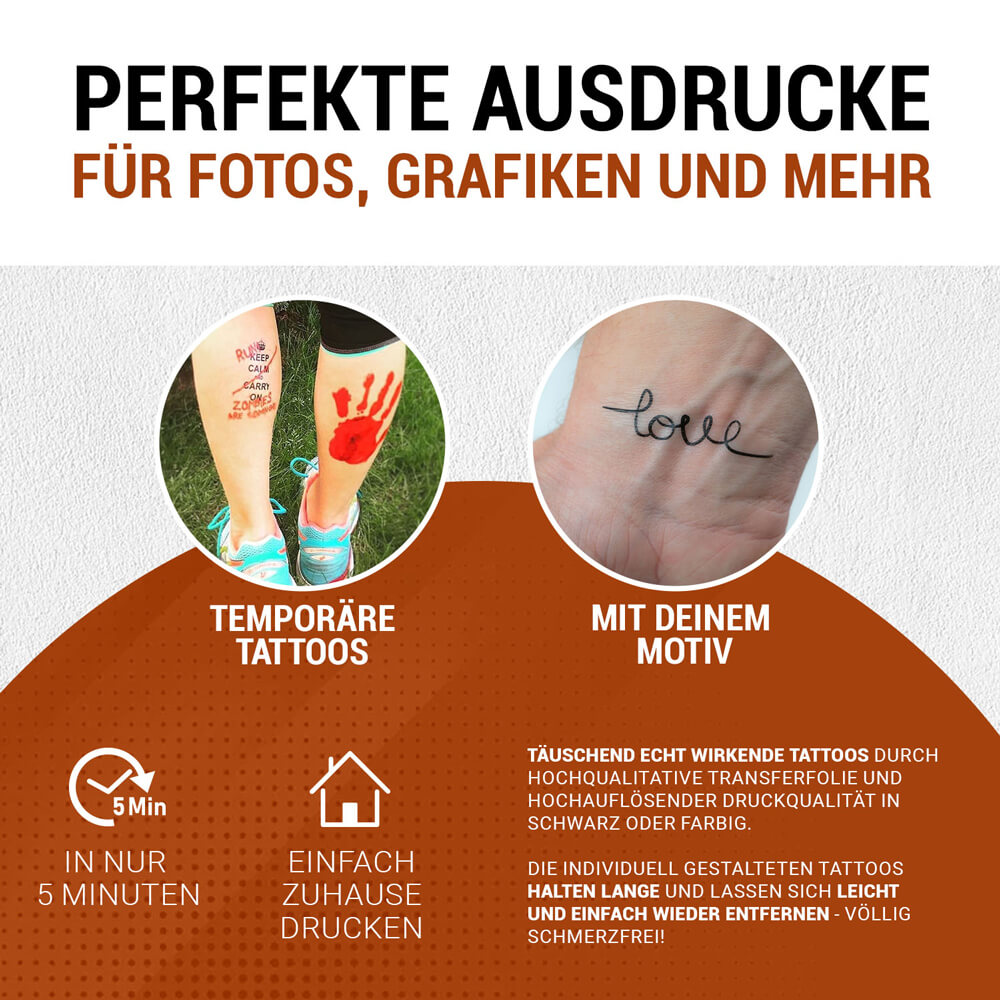 Tattoo-Transferfolie Inkjet