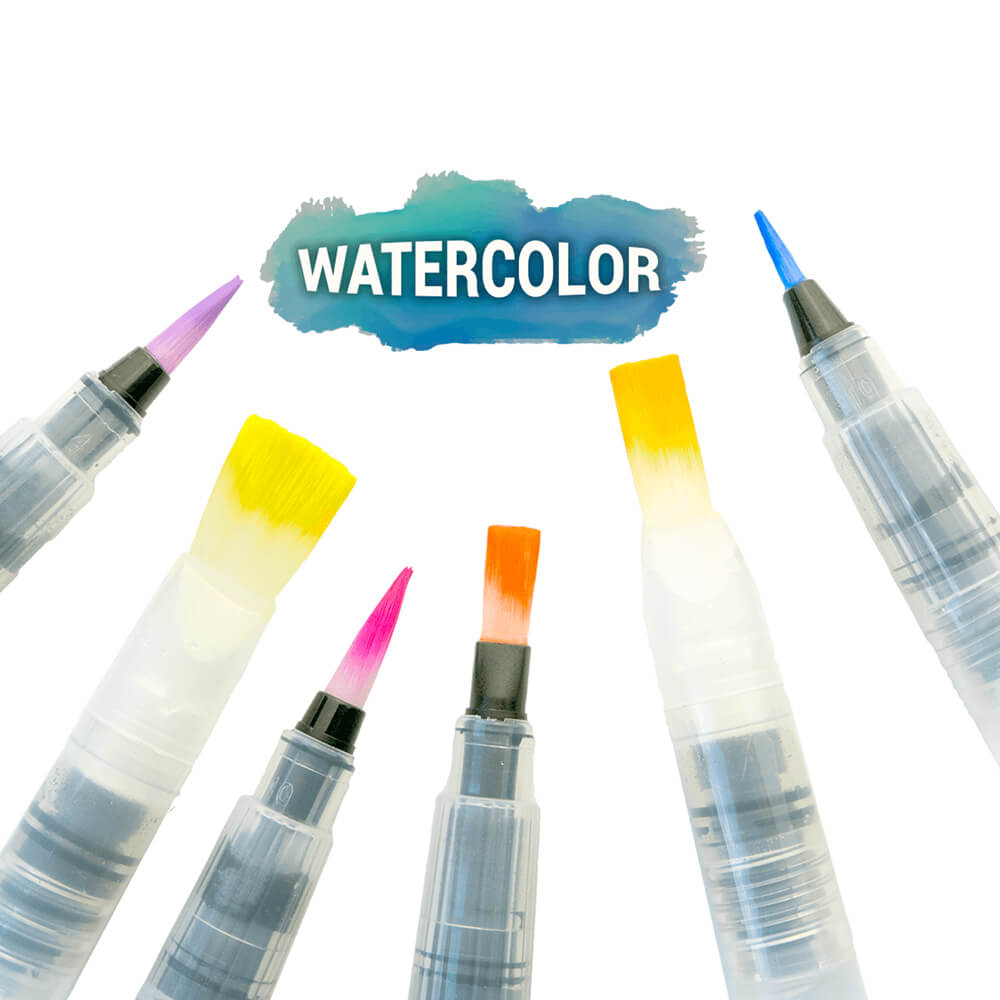 Water brush set of 6