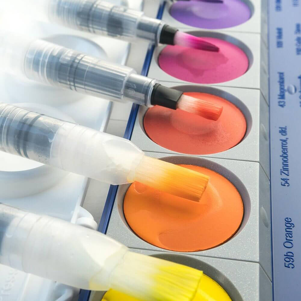 Water brush set of 6