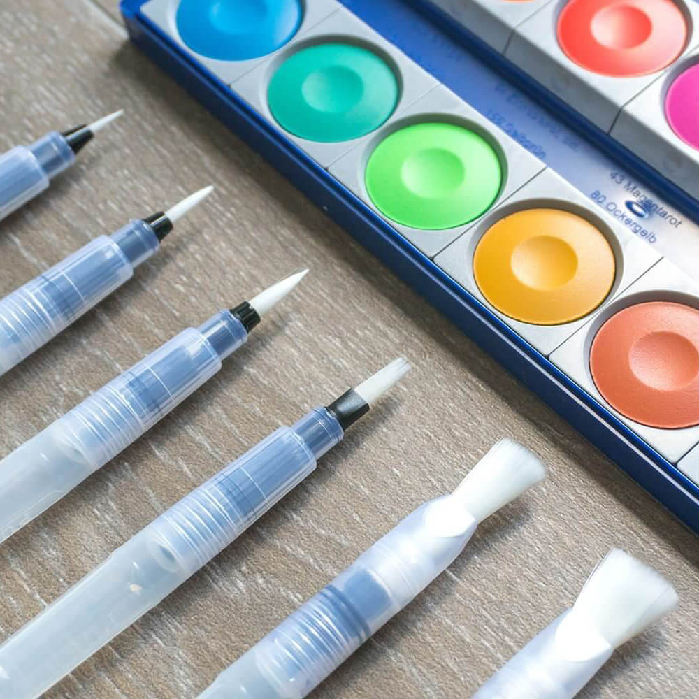 Water brush set of 6