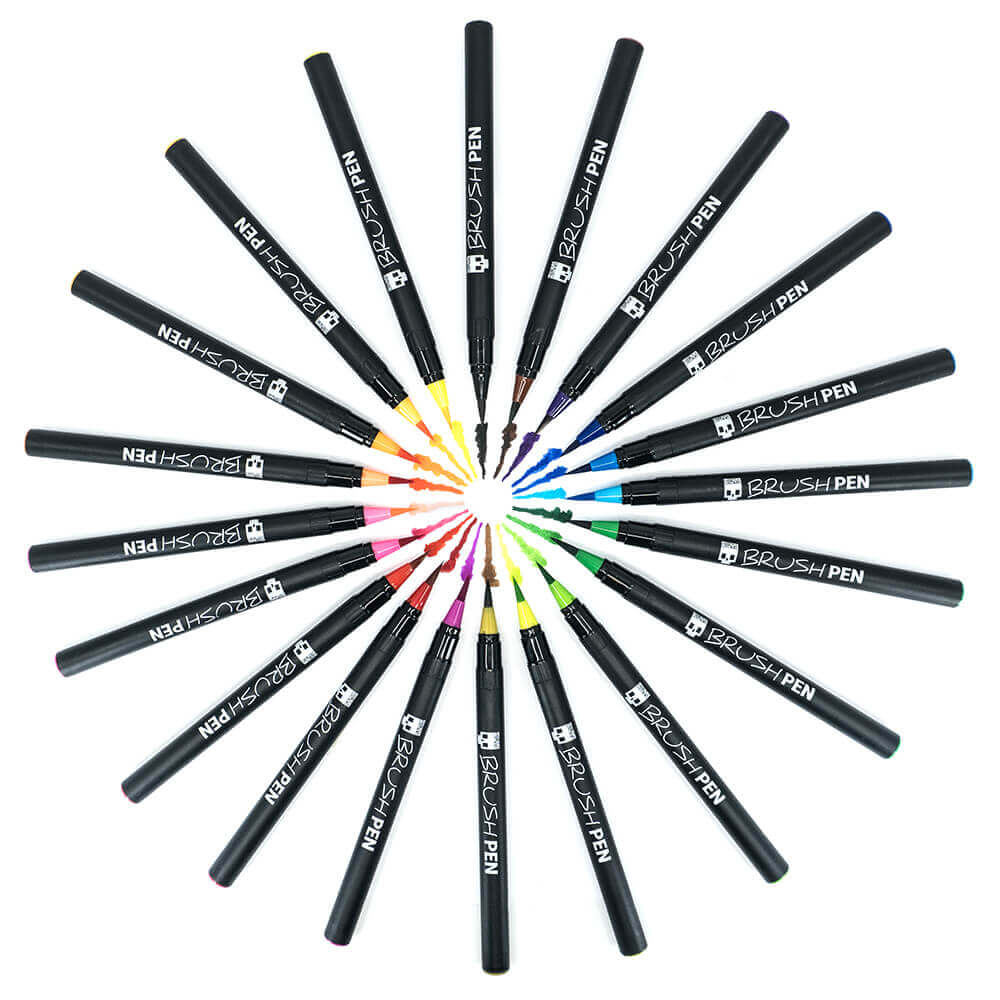 Watercolor Brush Pen Set 20+1