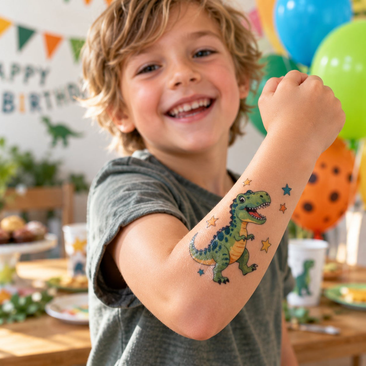 Mitgebsel für den Kindergeburtstag: Tattoo-Station statt Tütenkram