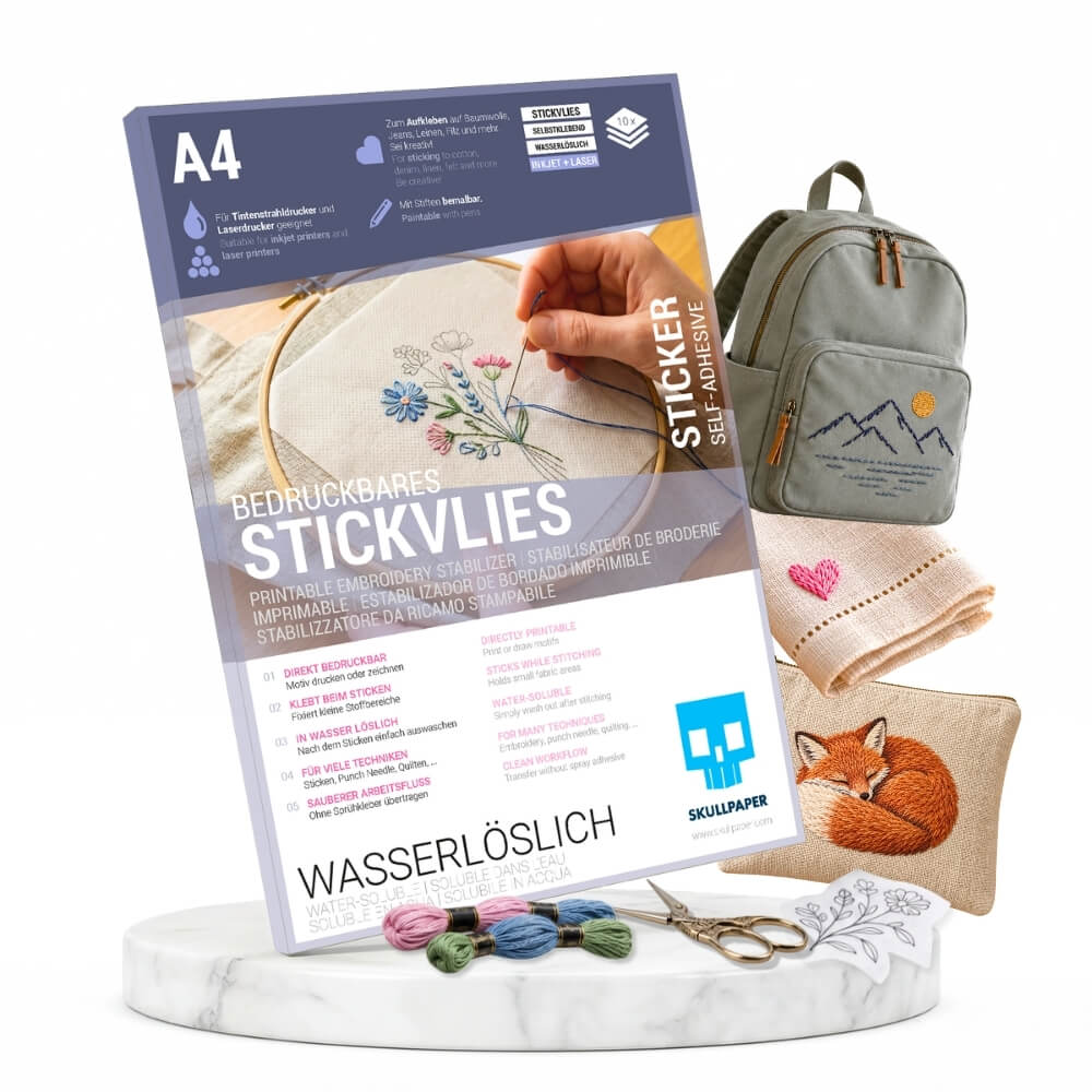 NEU: Stickvlies Inkjet/Laser