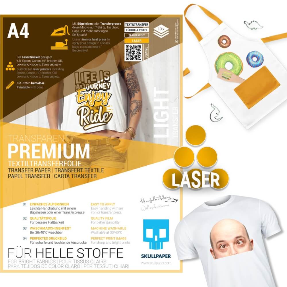 Transfer film FOR LIGHT FABRICS Laser