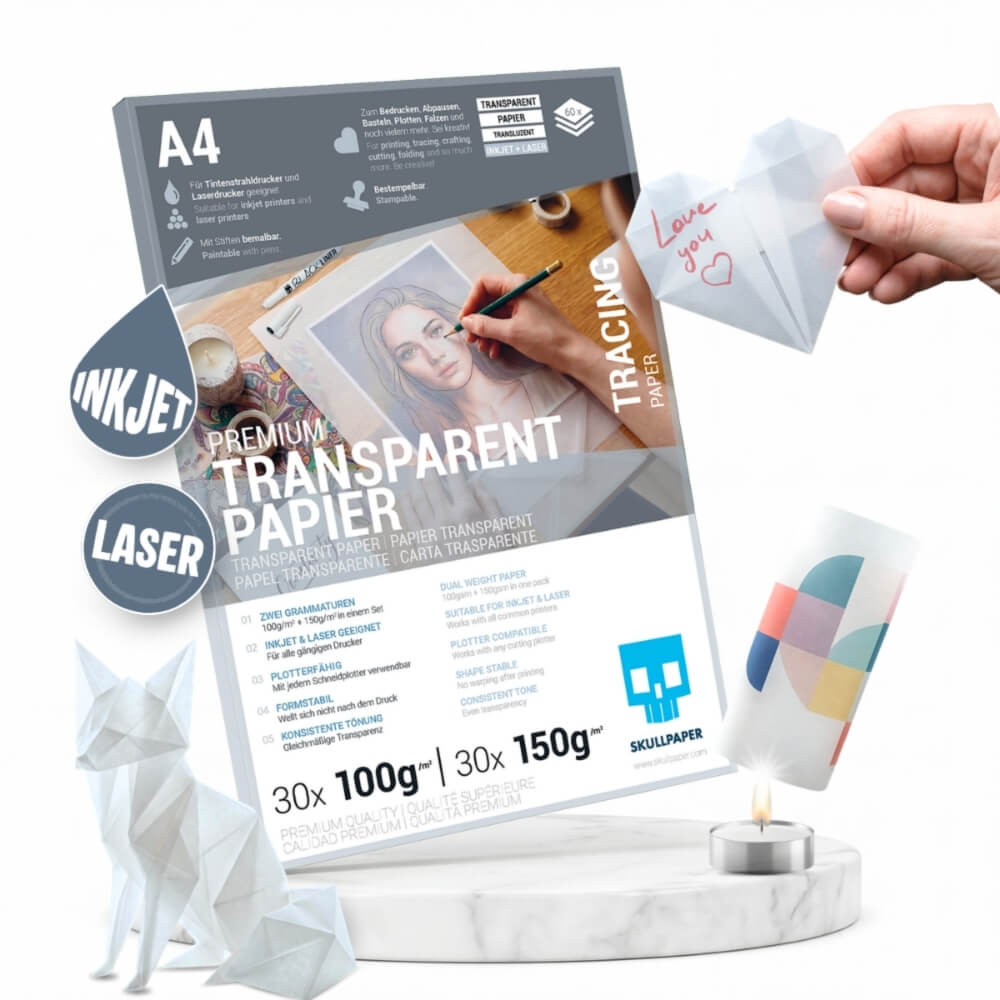 NEU: Transparentpapier Inkjet/Laser