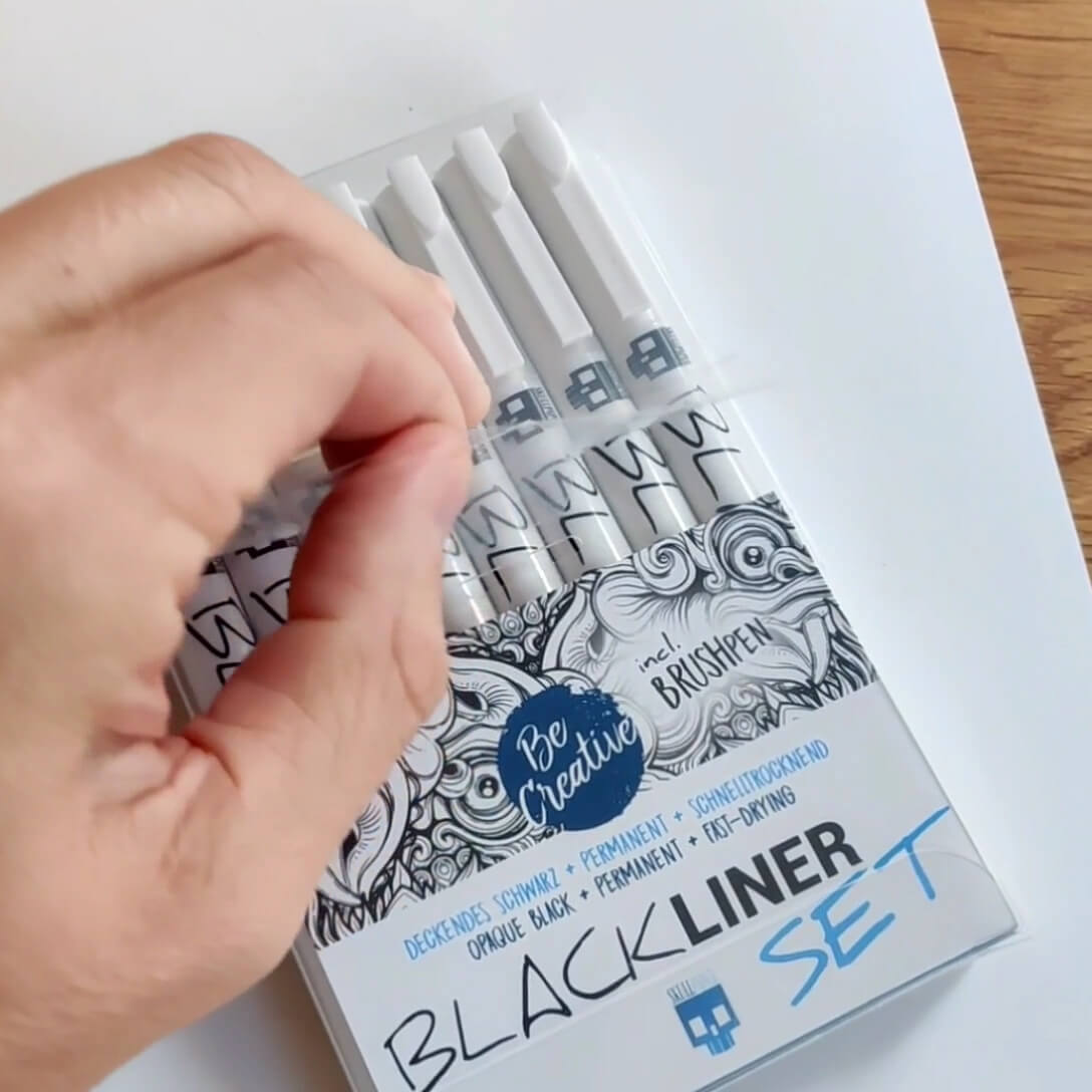 Vorstellung des Blackliner-Sets von Skullpaper