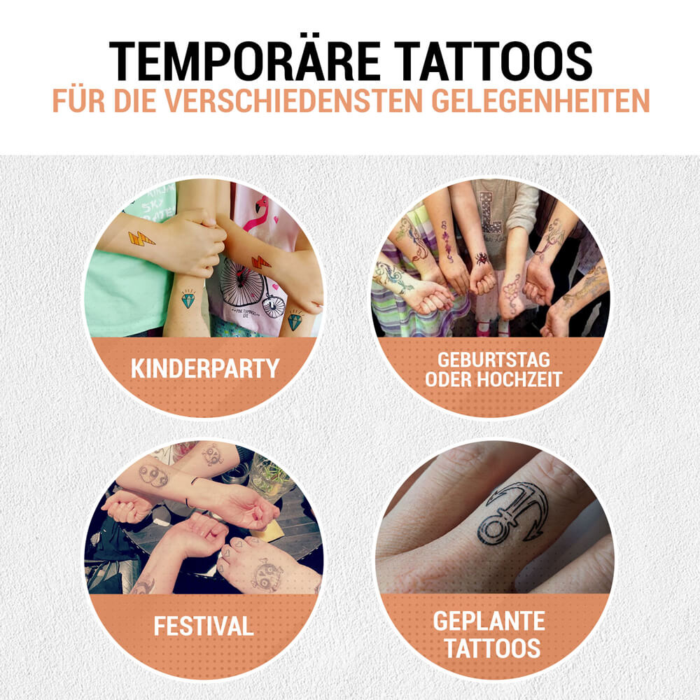 DIY Aufkleber Folie - Laserdrucker - selbst drucken - Temporäre Tattoos selbst  gestalten